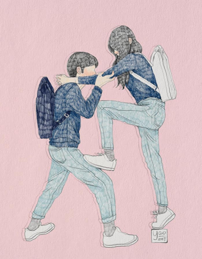 婚姻對我來說像是在找“平衡點”