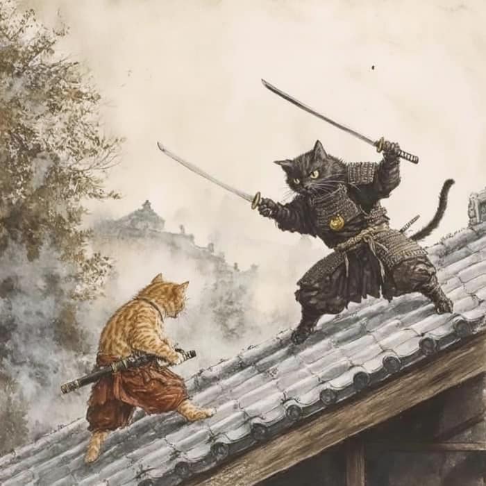 My cats at 3 am