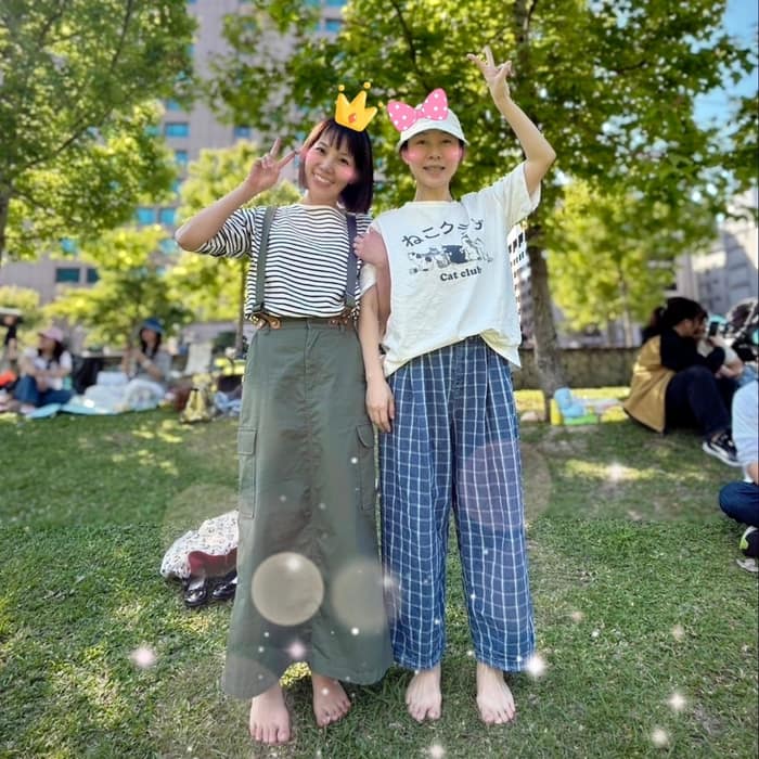 昨天，定居國外的好友難得回台灣